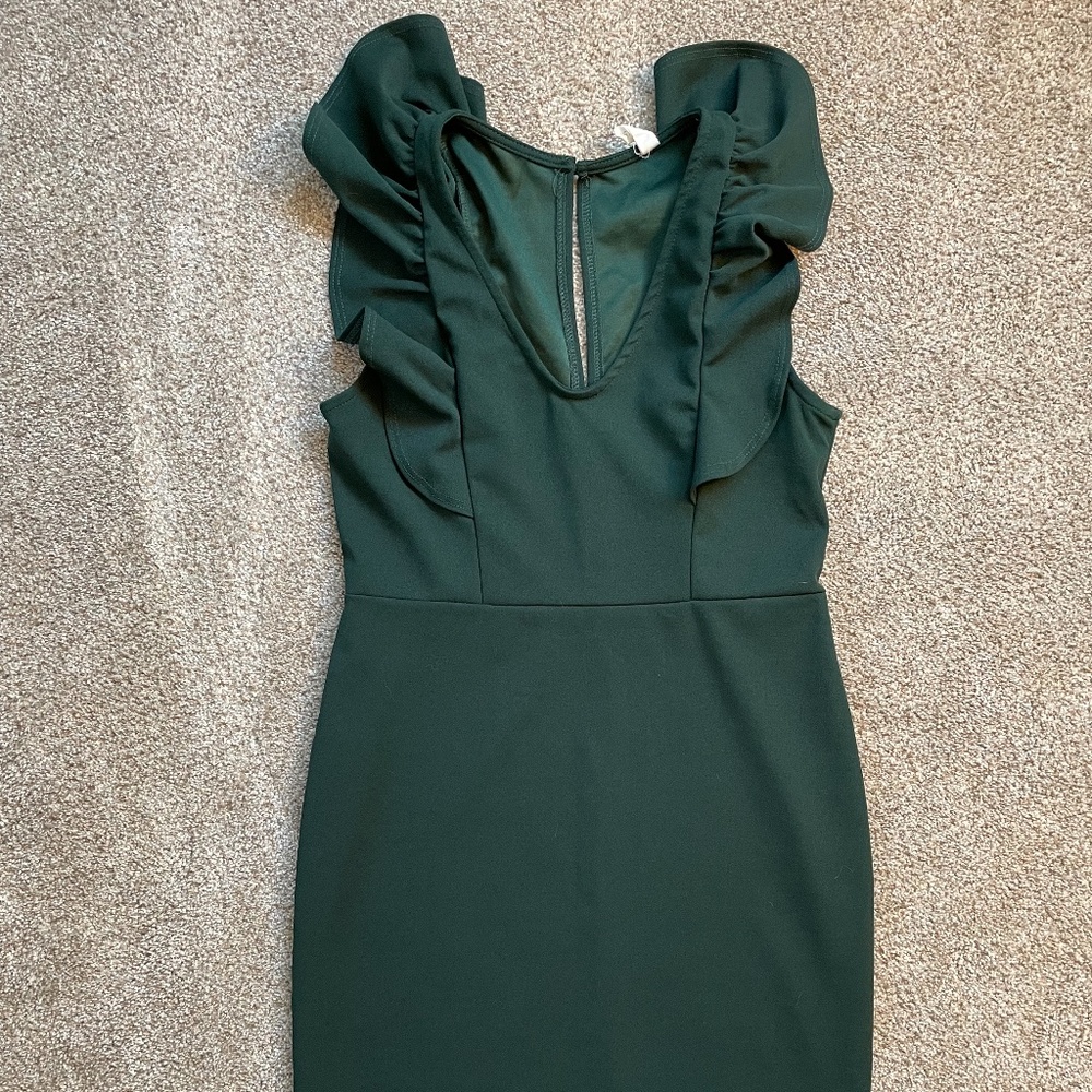 Pinkblush Ruffle Sleeveless Maternity Dress